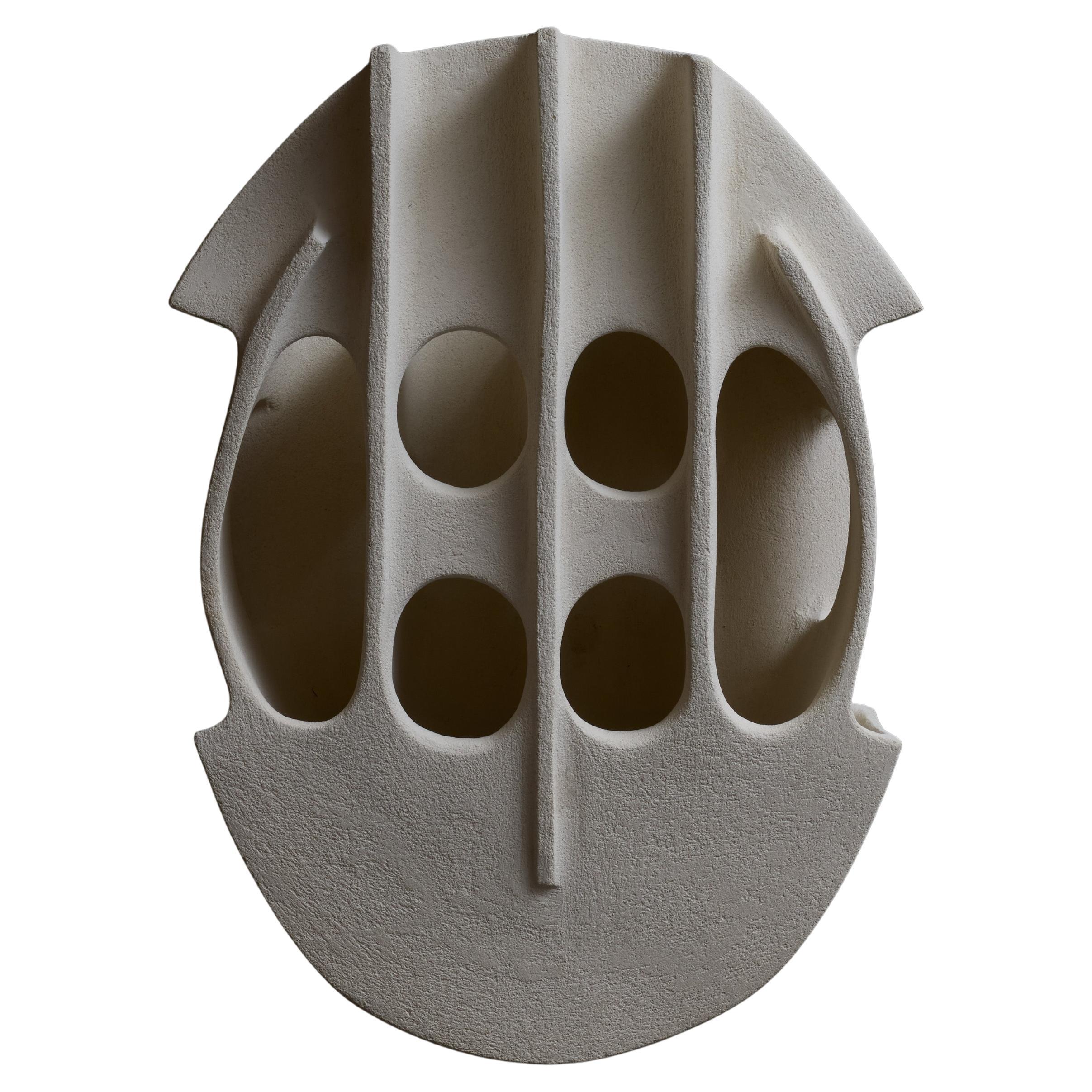 Pair of Important Ceramic Guy Bareff Wall Sconces