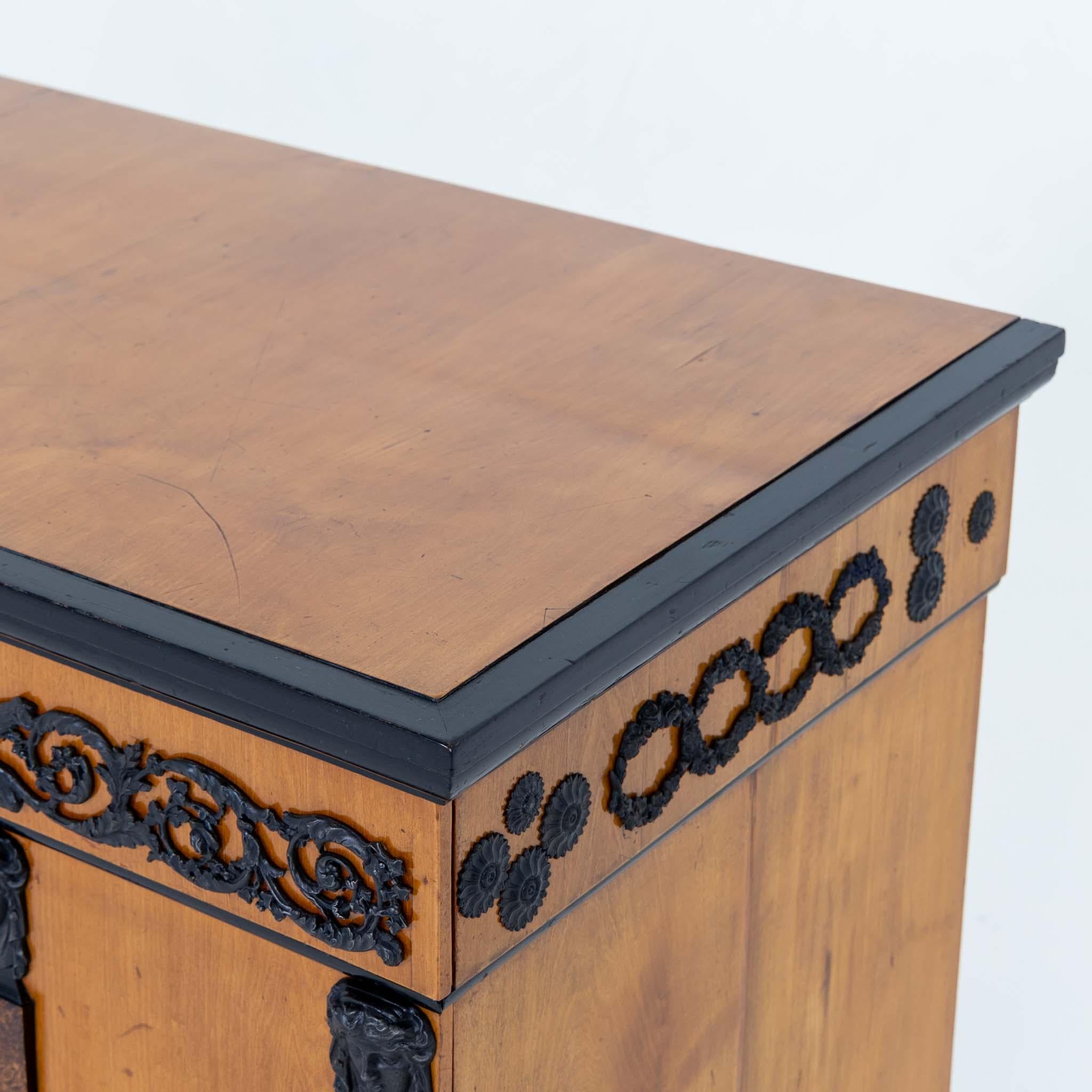 Pair of Important Chests With Berlin Cast Iron Details For Sale 5