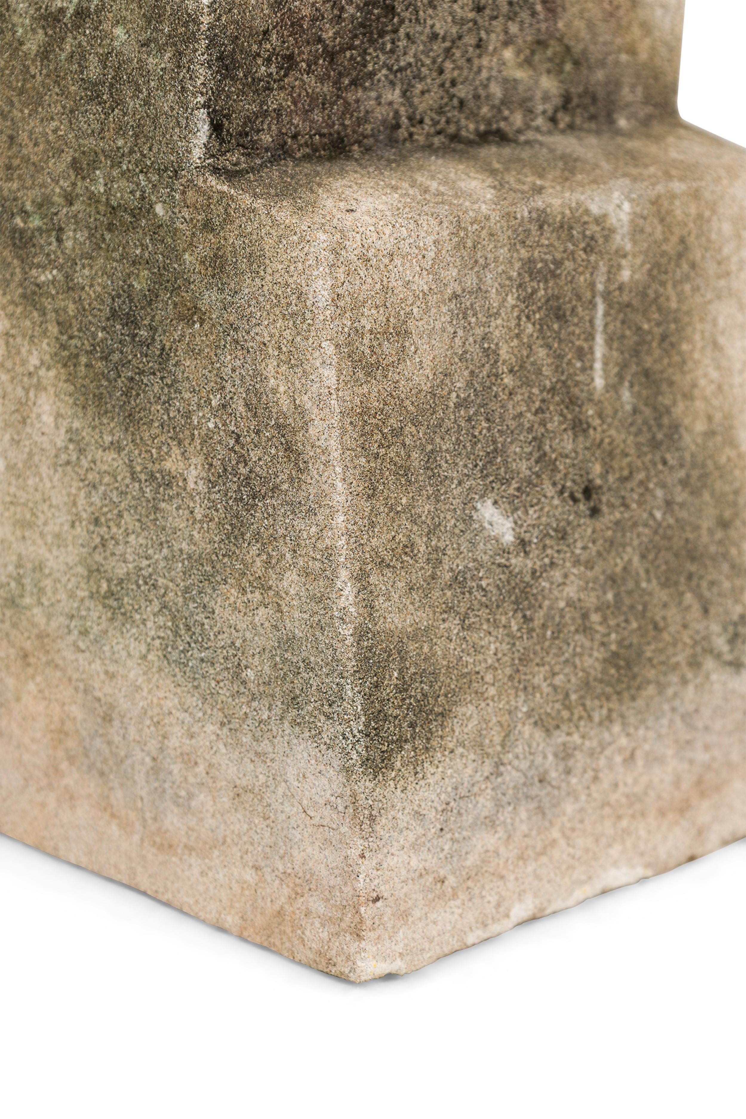 Pair of Important Frank Lloyd Wright Concrete Architectural Elements, Signed For Sale 4