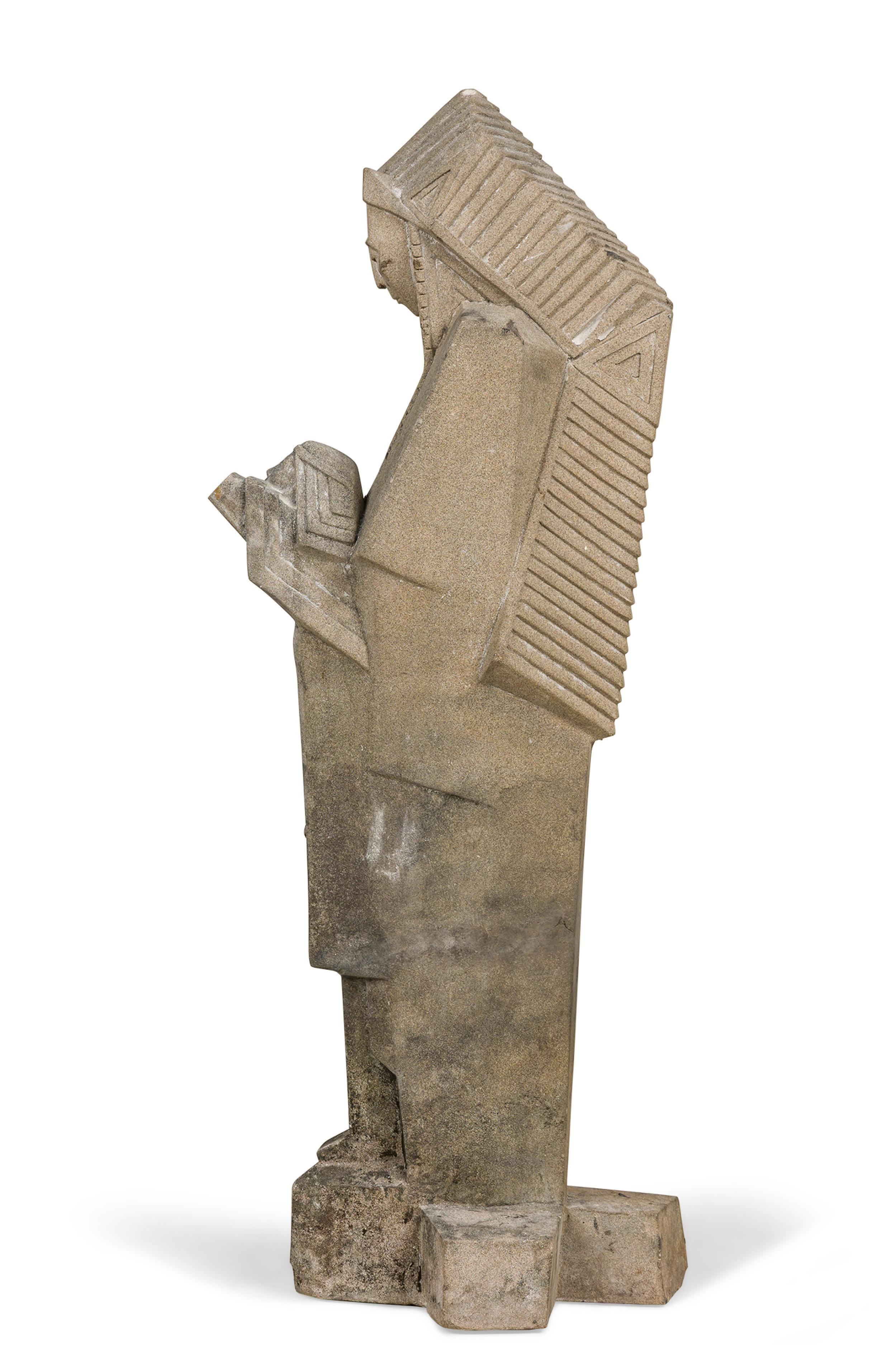 Pair of Important Frank Lloyd Wright Concrete Architectural Elements, Signed For Sale 8