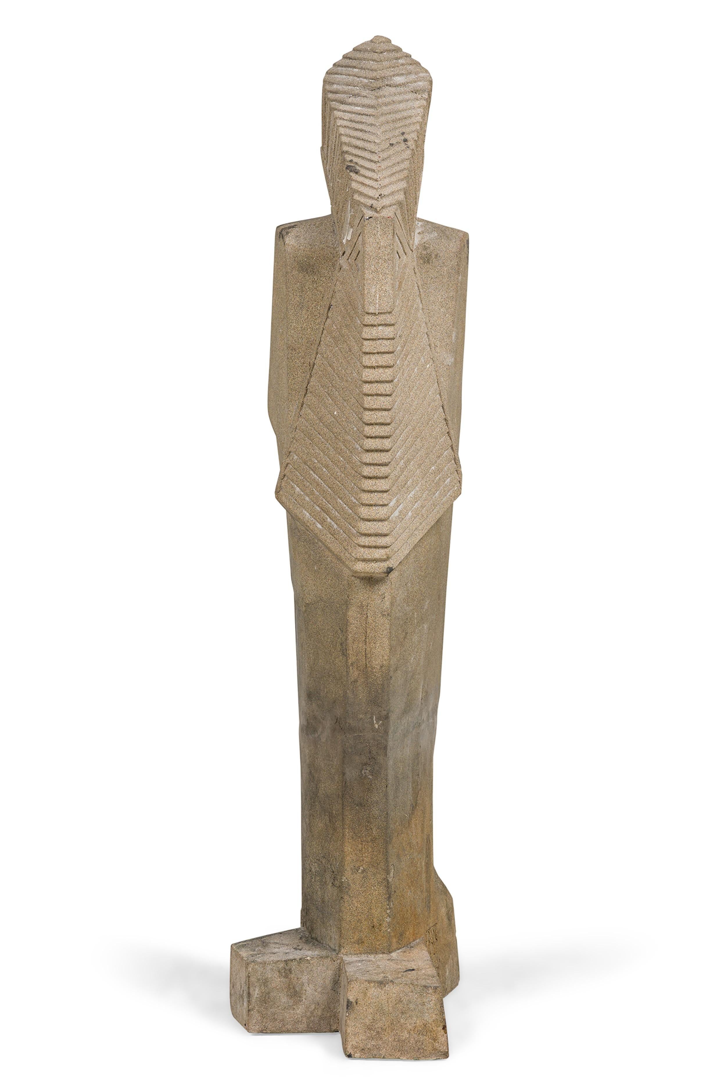 Pair of Important Frank Lloyd Wright Concrete Architectural Elements, Signed For Sale 9