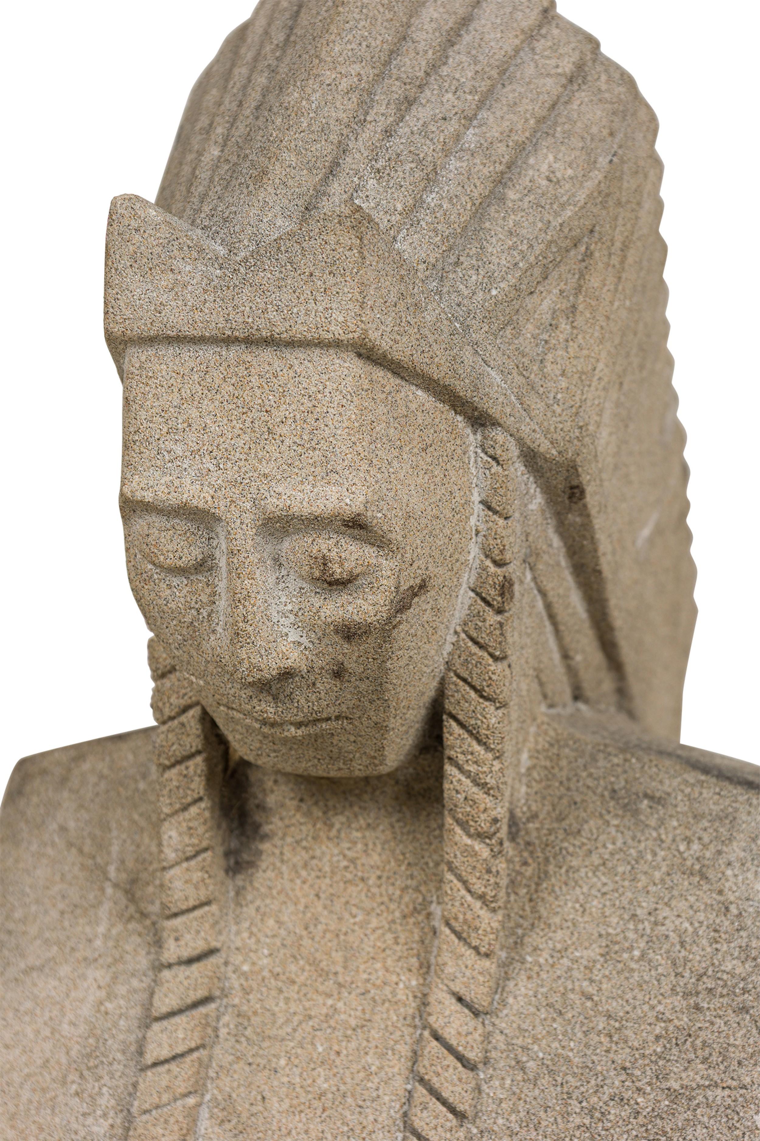 Pair of Important Frank Lloyd Wright Concrete Architectural Elements, Signed For Sale 12