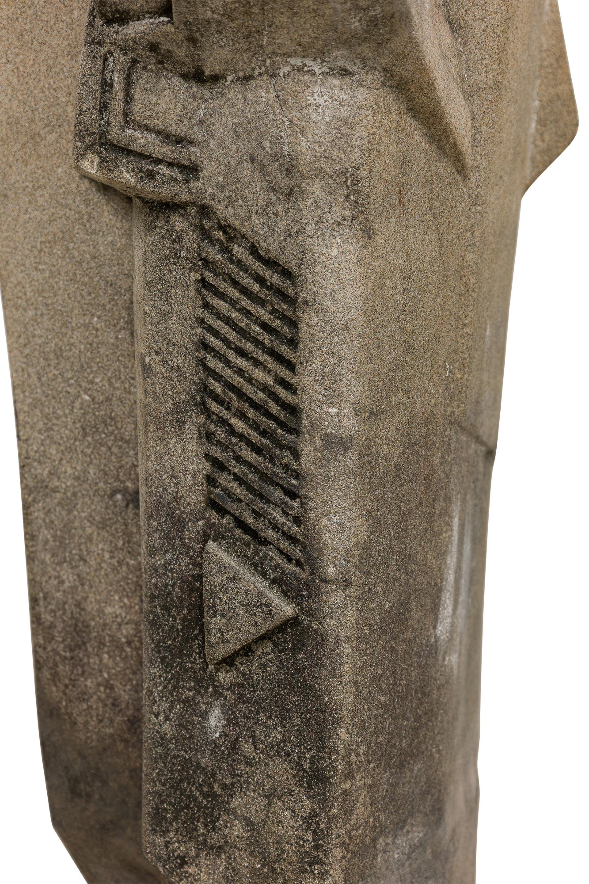 Pair of Important Frank Lloyd Wright Concrete Architectural Elements, Signed For Sale 14