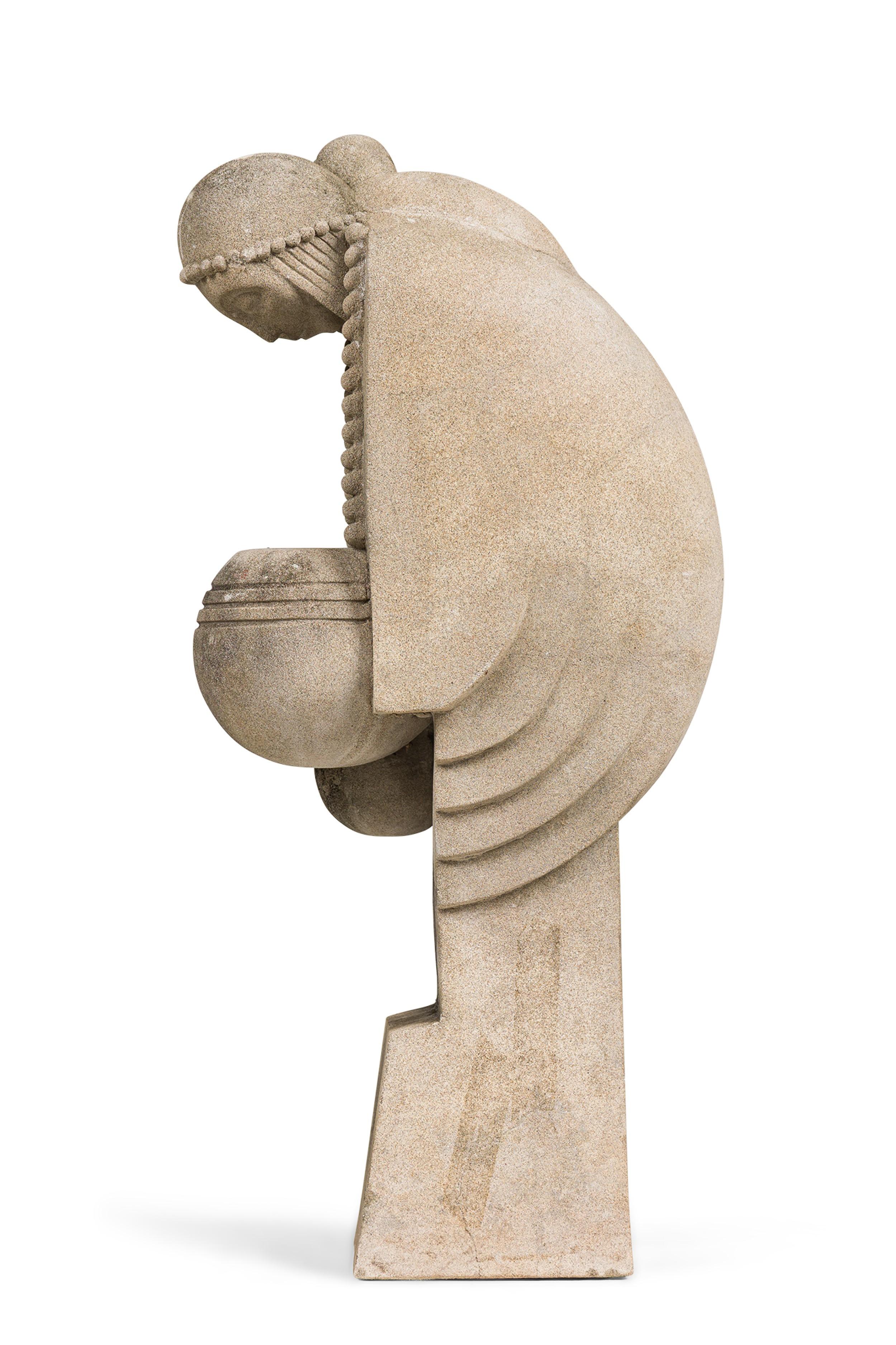 American Pair of Important Frank Lloyd Wright Concrete Architectural Elements, Signed For Sale