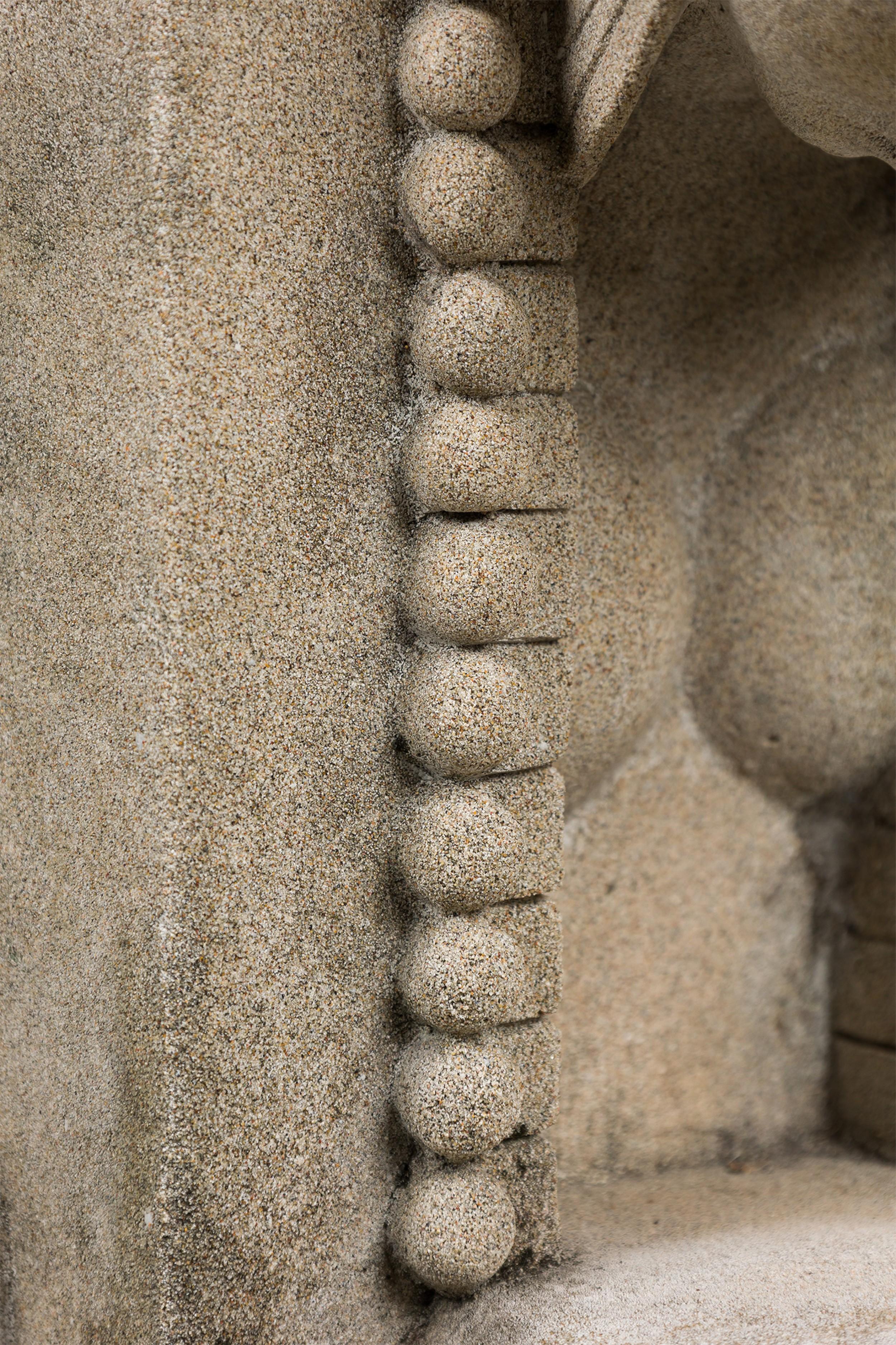 Pair of Important Frank Lloyd Wright Concrete Architectural Elements, Signed For Sale 2