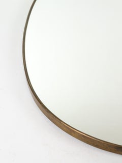 Pair of impressive brass framed wall mirrors