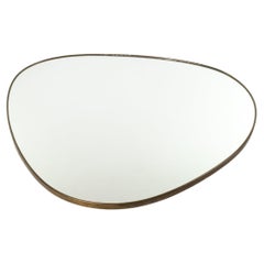 Pair of impressive brass framed wall mirrors