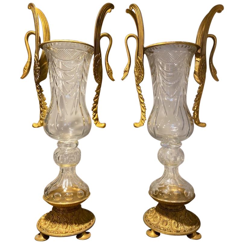 Pair of Impressive French Louis XV Vases
