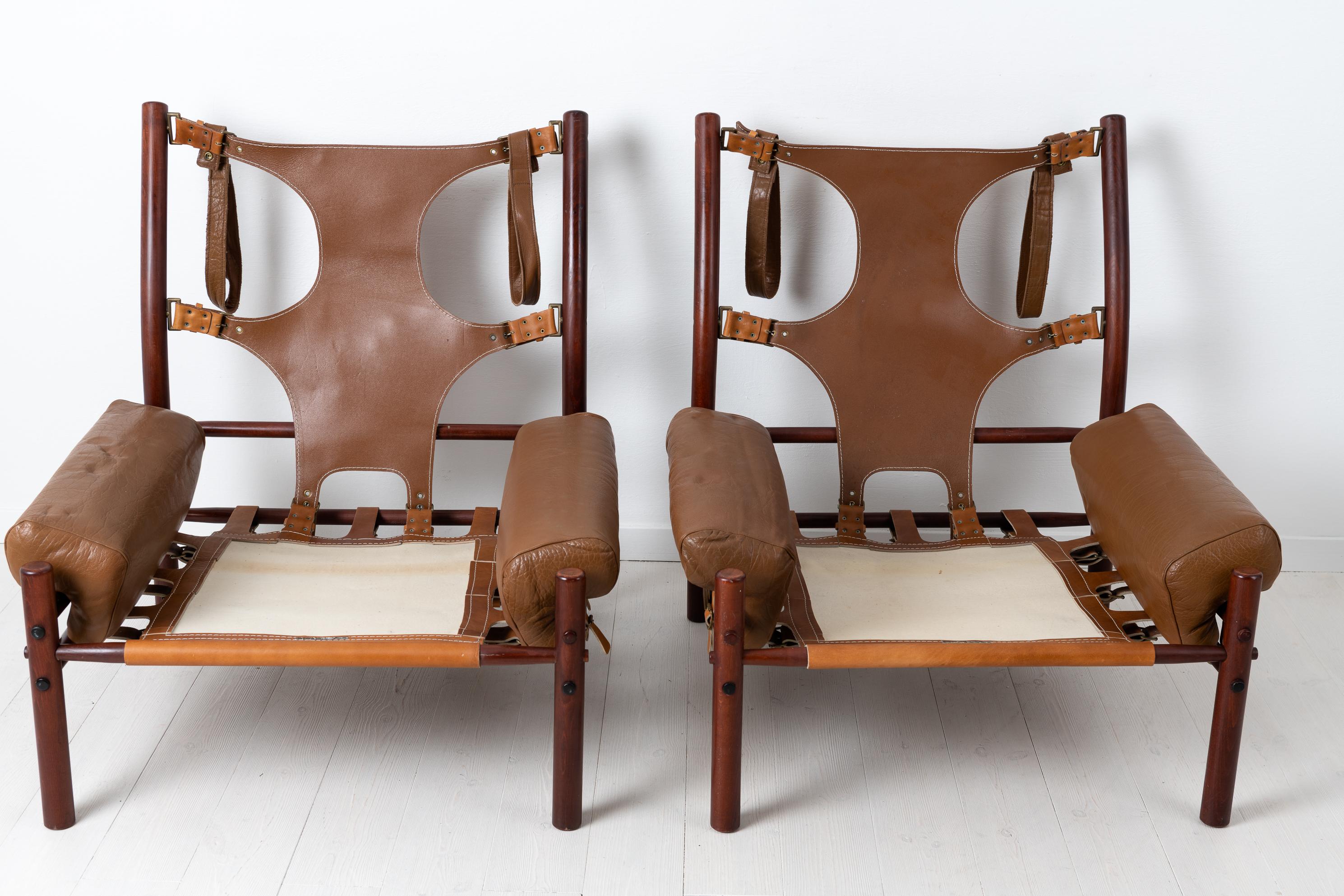Pair of Inca Armchairs by Arne Norell 1