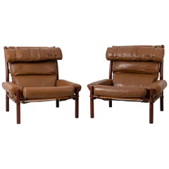 Pair of Inca Armchairs by Arne Norell