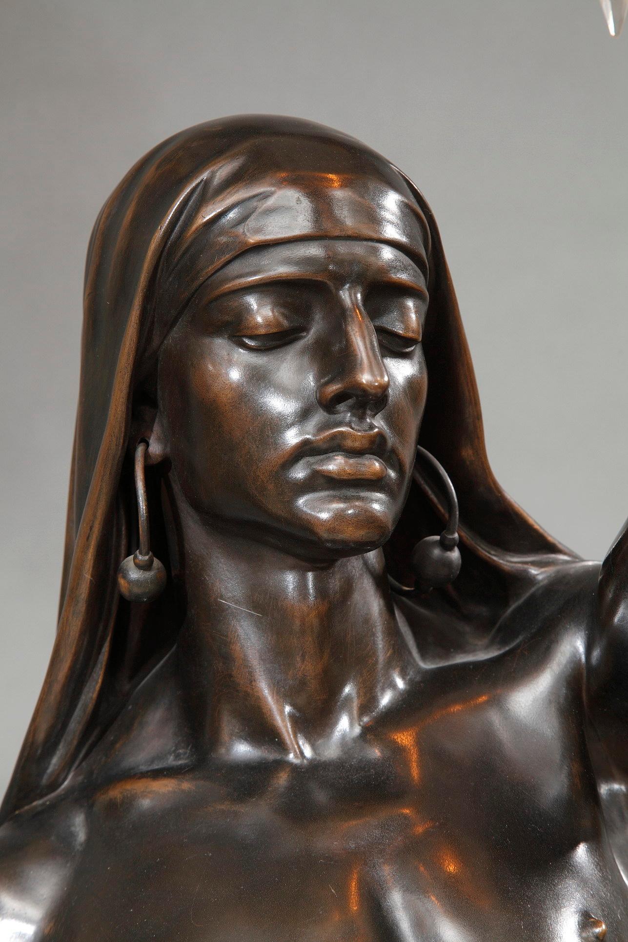 Coppia di torce di Toussaint & Barbedienne, Francia, circa 1850 in vendita 2