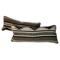 Pair of Indian Weaving Bolster Pillows