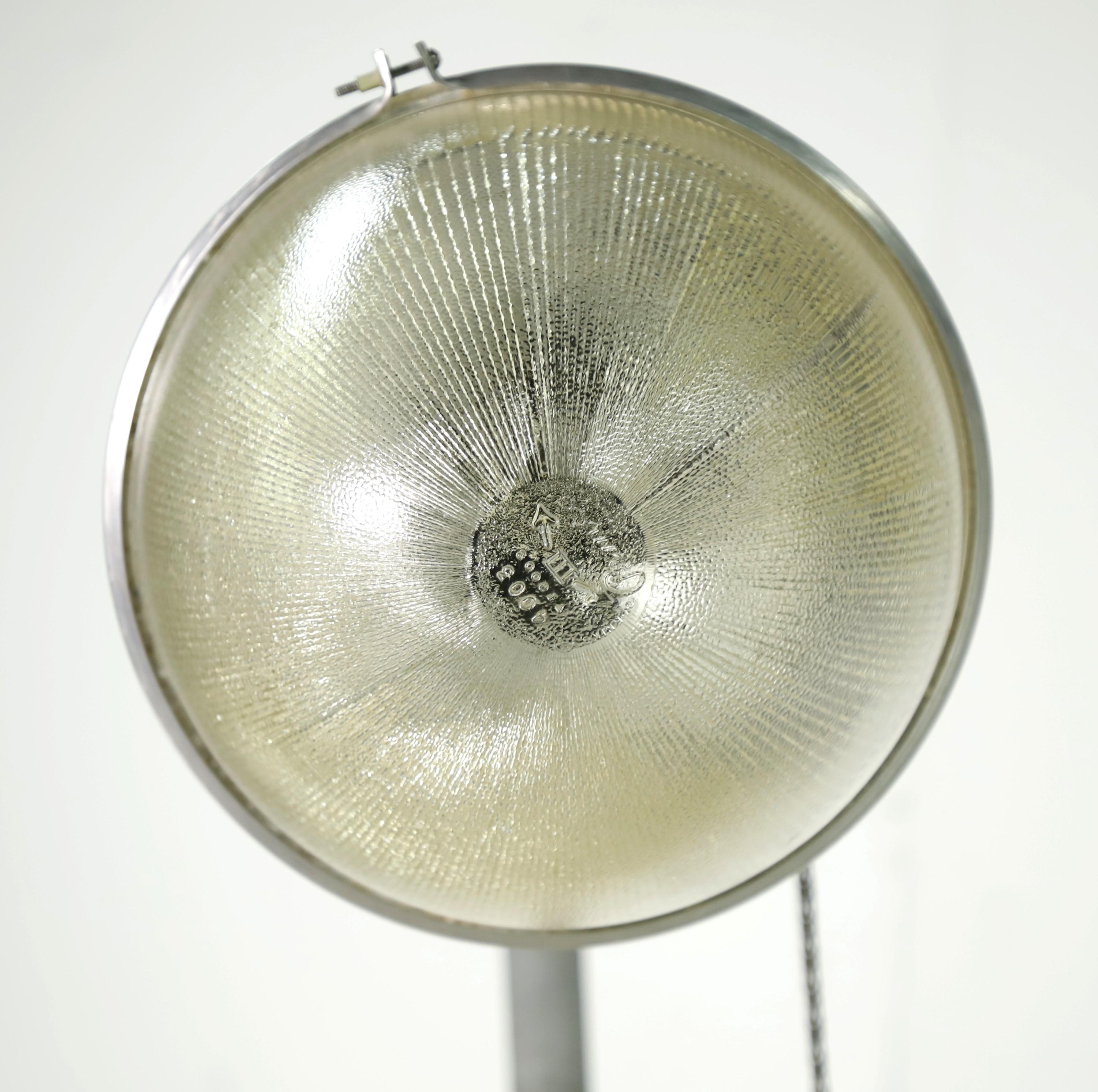 20th Century Pair of Industrial Exterior Prismatic Street Lamps