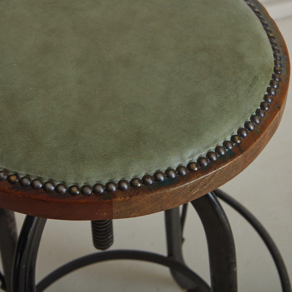 curved base studded stool