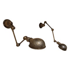 Pair of Industrial Jielde Style Lamps, 1970s