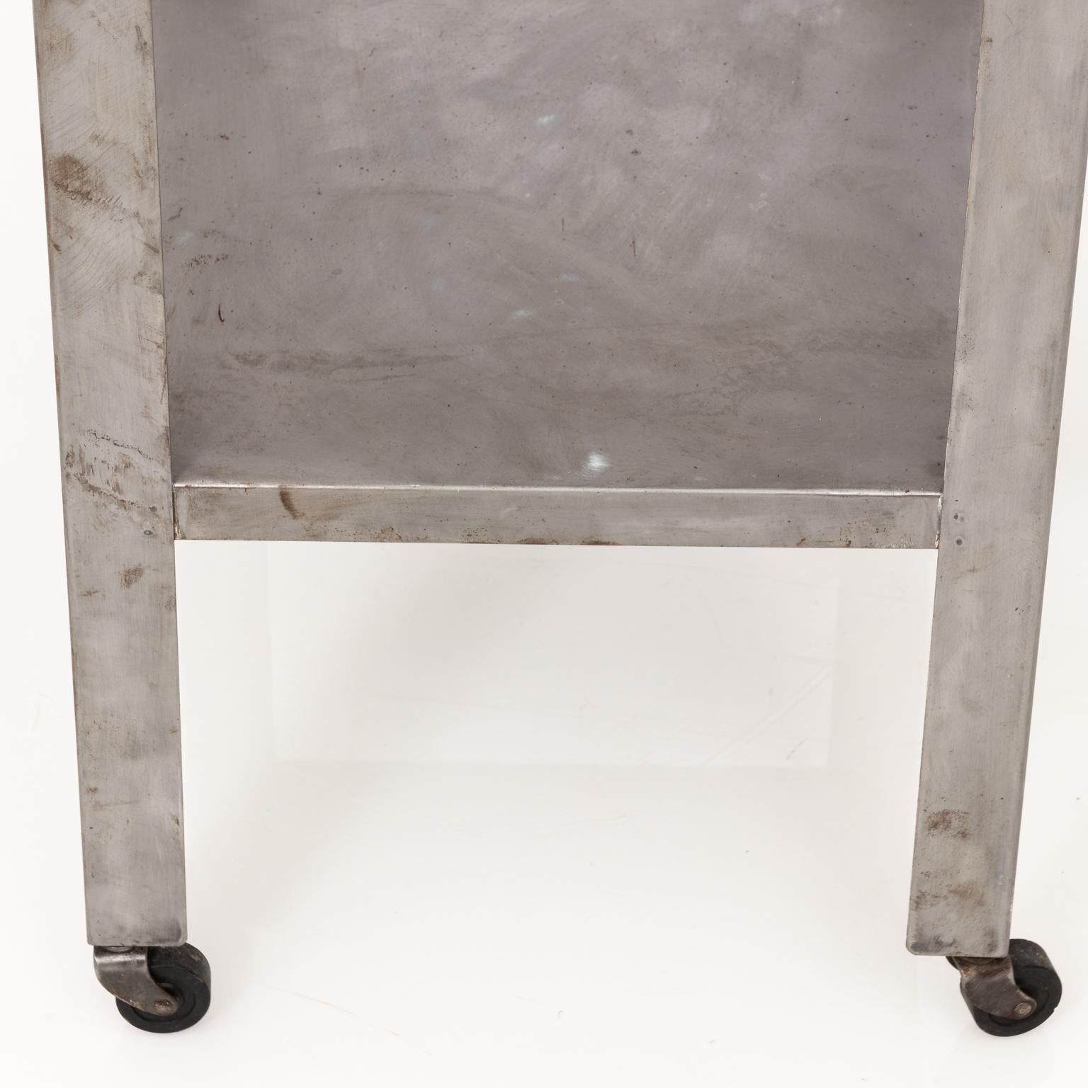 Pair of Industrial Side Tables 7