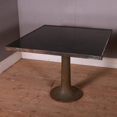 Pair of Industrial Table with Granite Top
