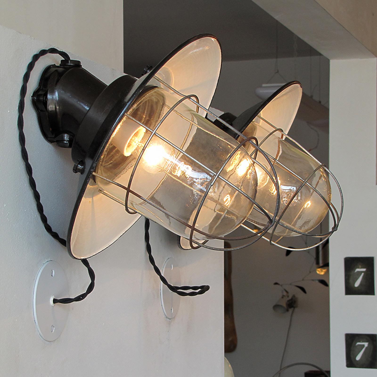 Pair of Industrial Wall Lights, 1920 For Sale 2