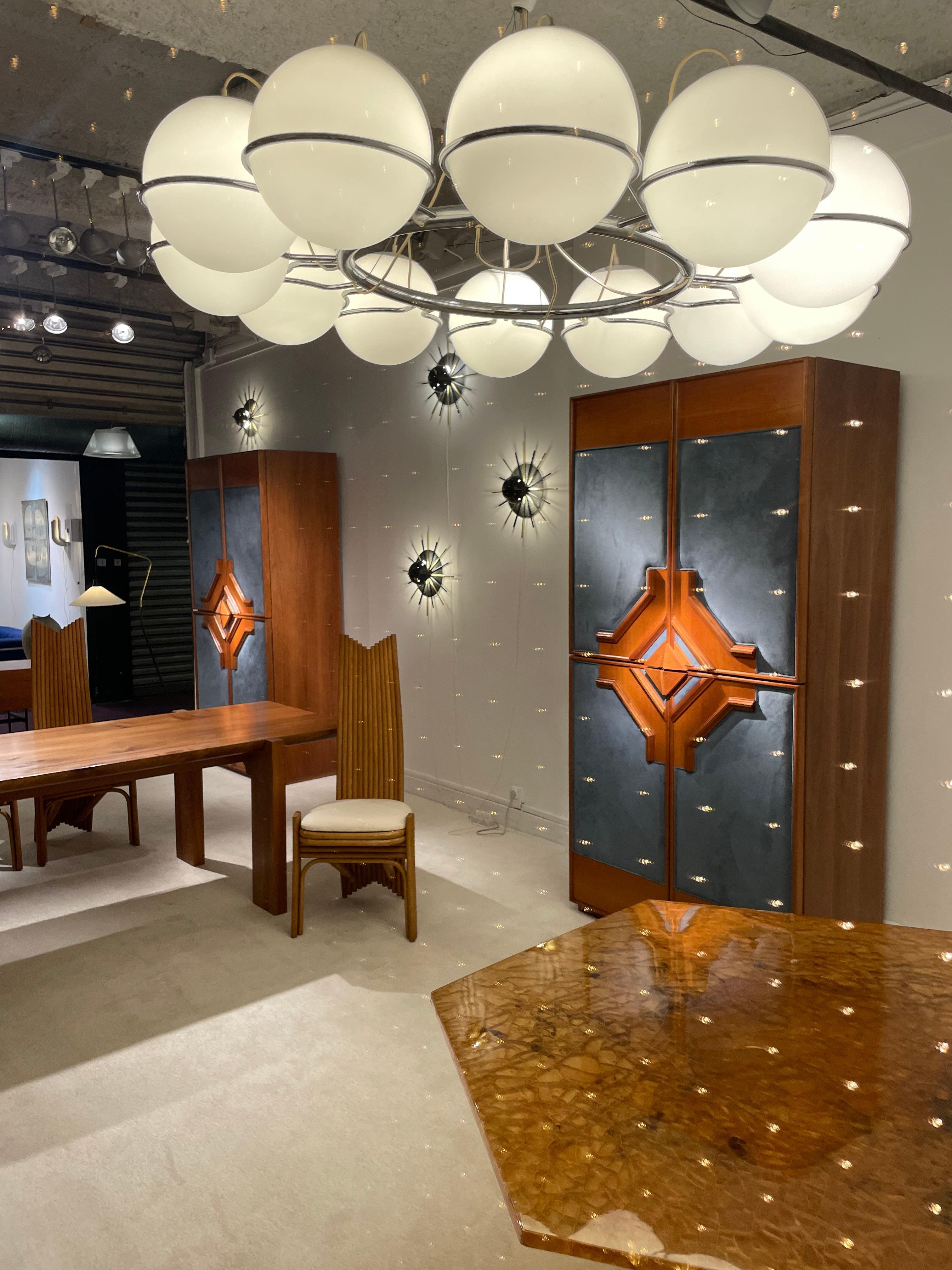 20ième siècle Paire de miroirs à l'infini, années 70 en vente