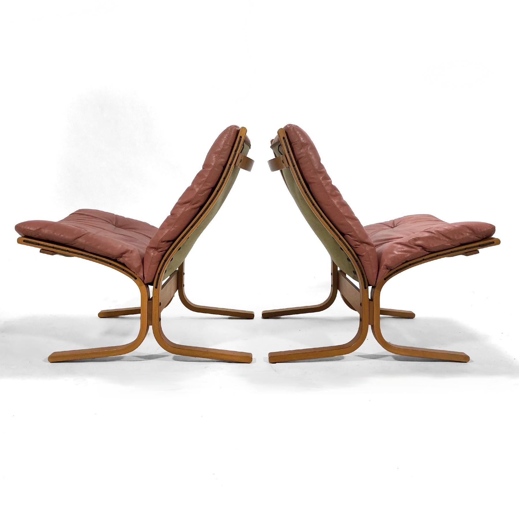 Norwegian Pair of Ingmar Relling Siesta Chairs For Sale