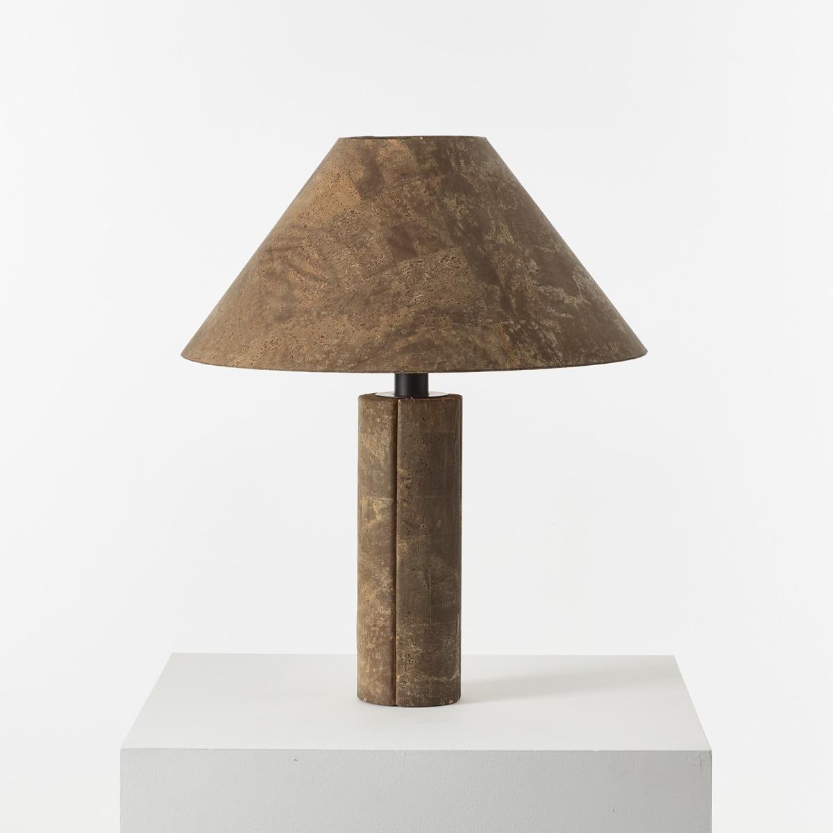 Pair of Ingo Maurer Cork Lamps for Design M, Germany 1974 In Good Condition For Sale In London, GB