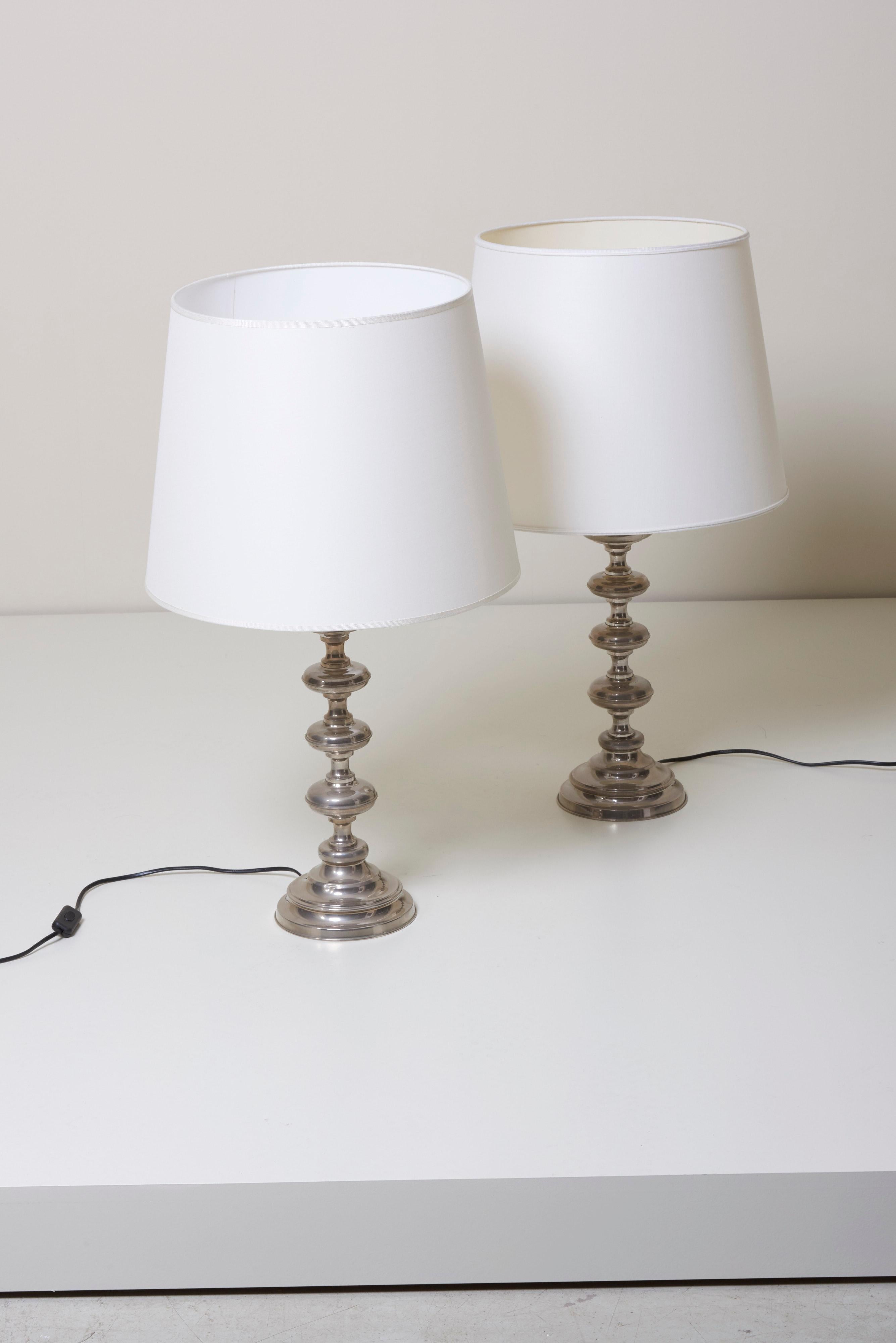 Pair of Ingo Maurer Table Lamps, Germany, 1970s 2