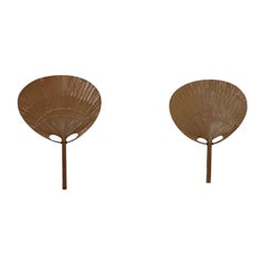 Paire de lampes murales Uchiwa II d'Ingo Maurer pour M-Design, 1973