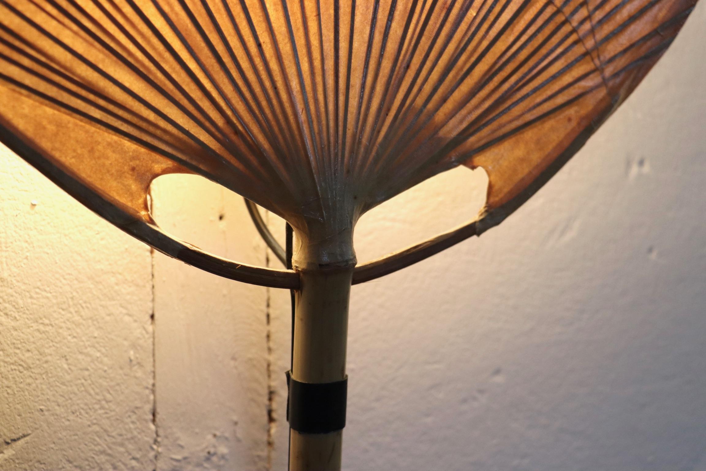 Paire de lampes murales Uchiwa III d'Ingo Maurer pour M-Design, 1973 Bon état - En vente à ABCOUDE, UT