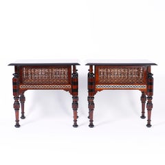 Pair of Inlaid Syrian Tables
