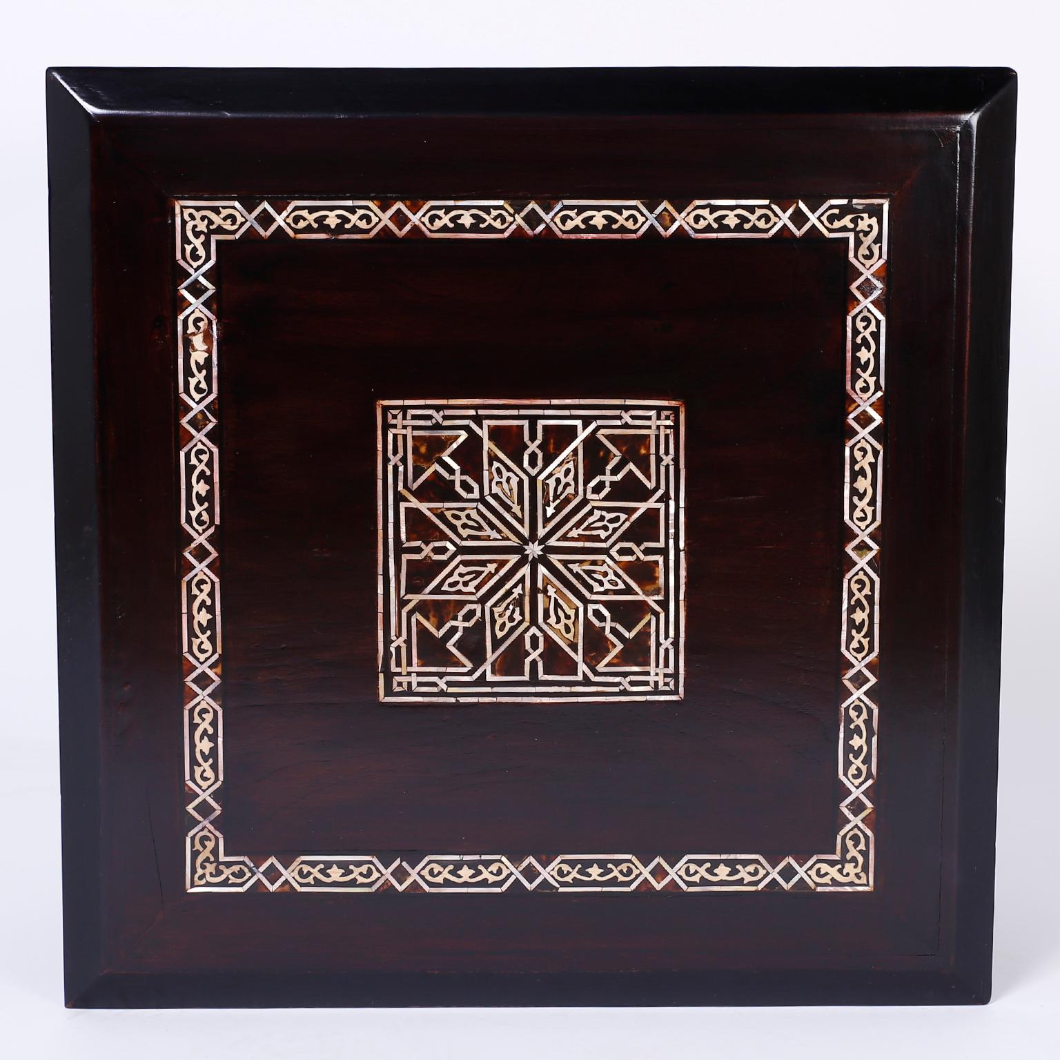 Pair of Inlaid Syrian Tables 4
