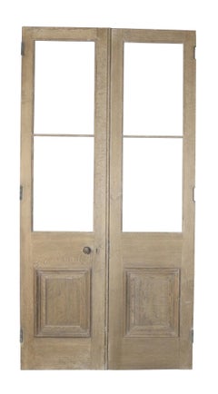 Pair of Interior / Exterior Oak Double Doors / French Doors