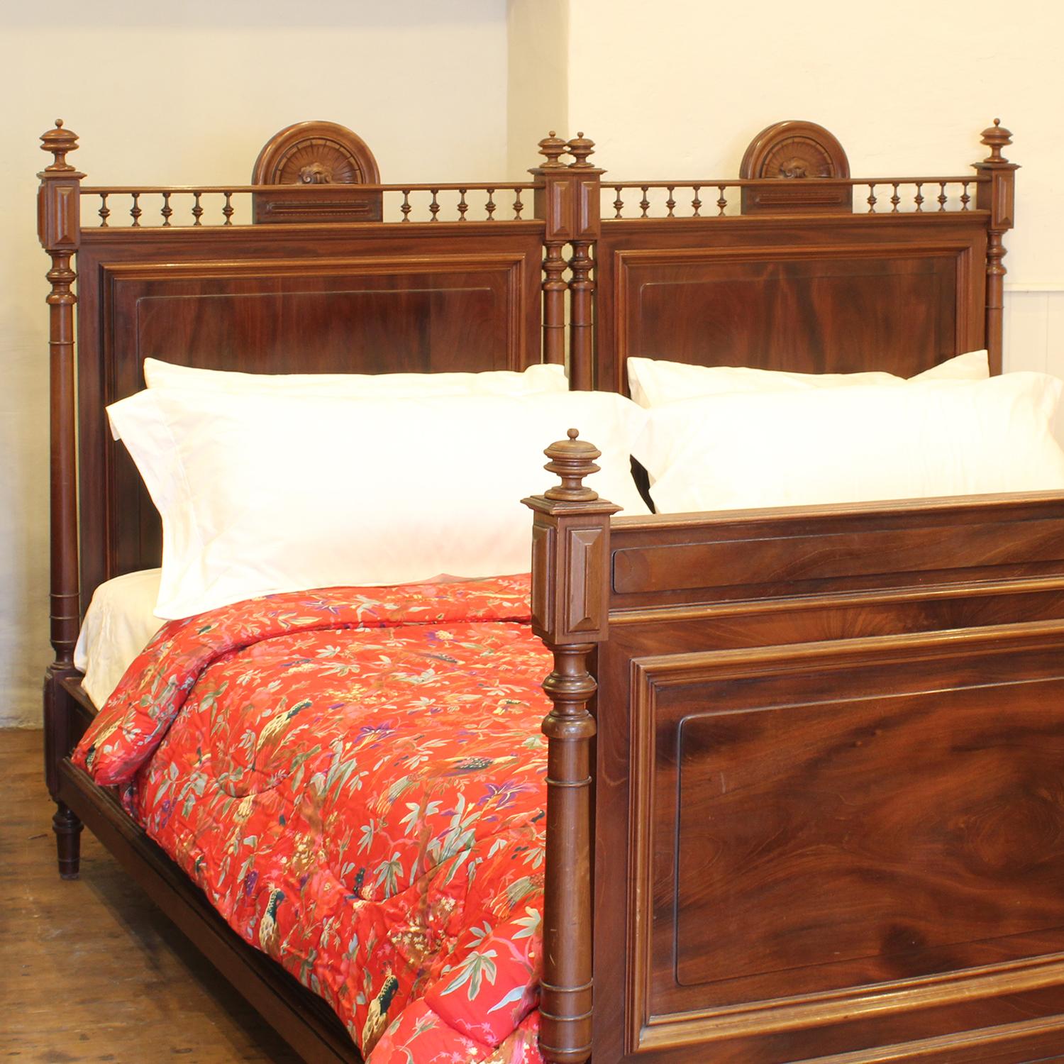 french wood beds