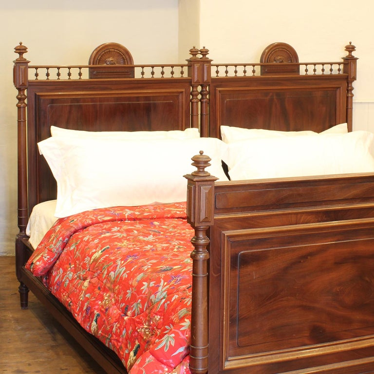 French Cane White Carved Mahogany King Size 5ft Wood Bed Furniture - Buy  French Cane White Carved Mahogany King Size 5ft Wood Bed Furniture Product  on
