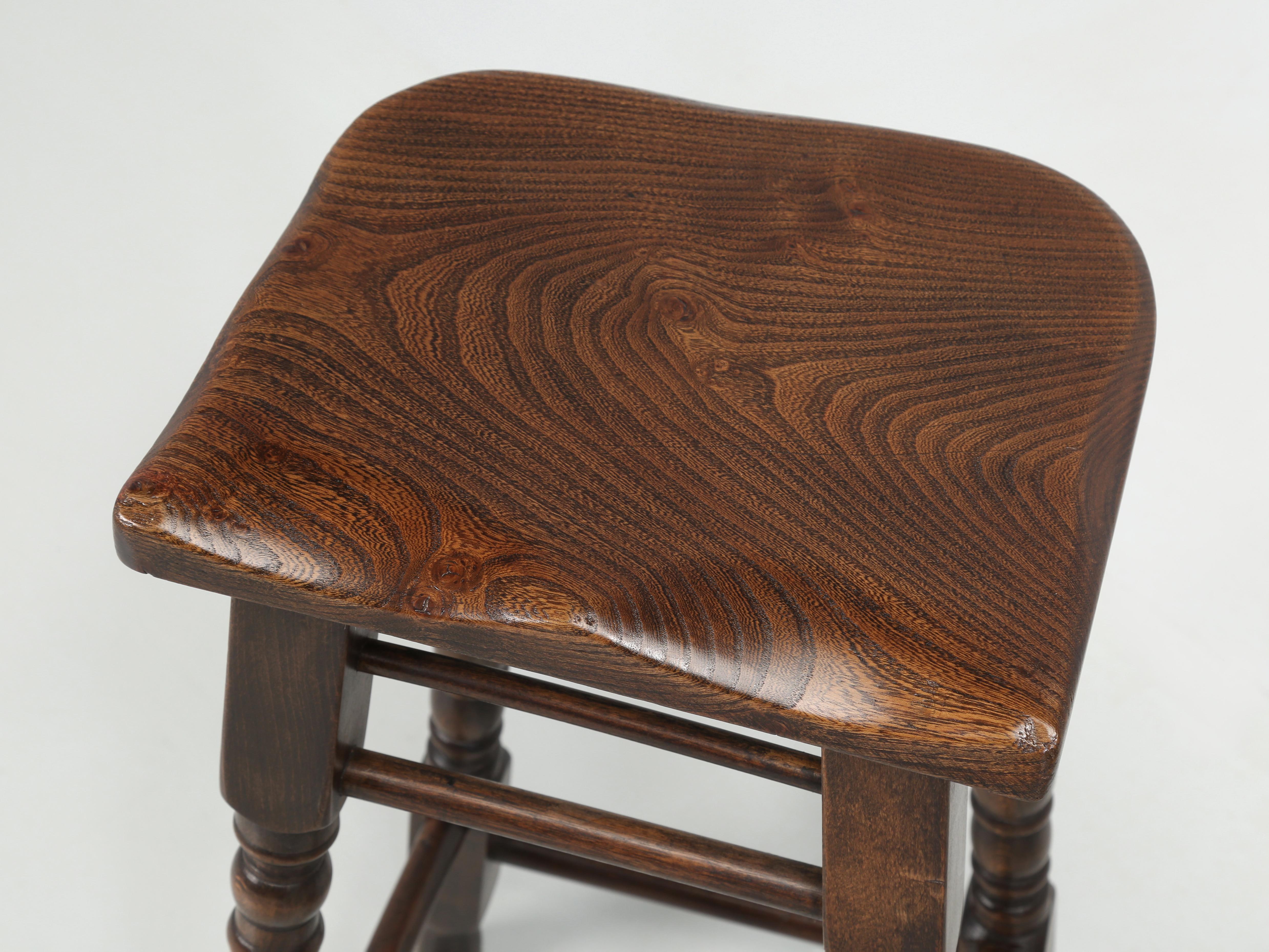 saddle stool wood