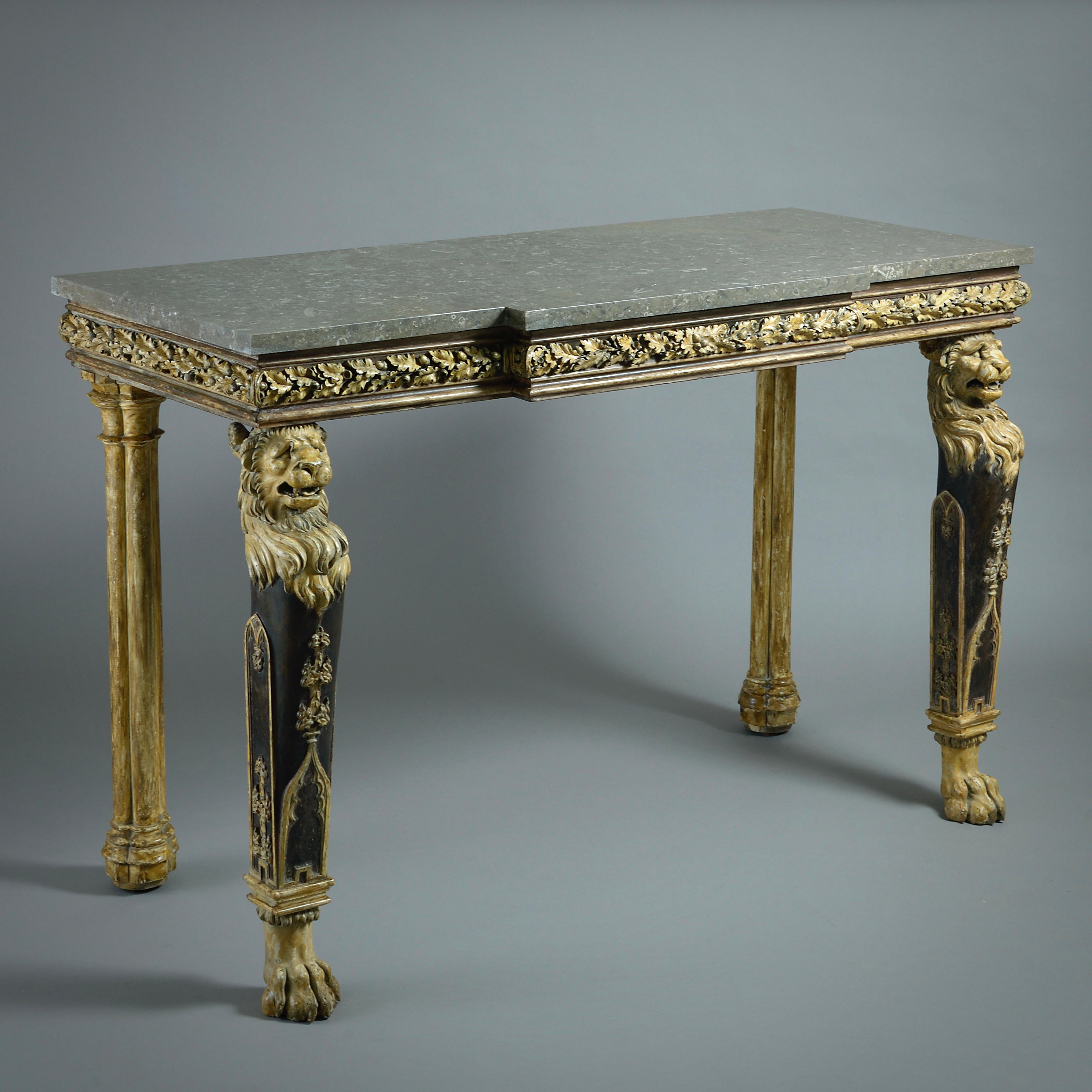 Paire de tables d'appoint irlandaises George IV attribuées à James Del Vecchio de Dublin Bon état - En vente à London, GB