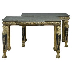 Pair of Irish George IV Side Tables attributed to James Del Vecchio of Dublin