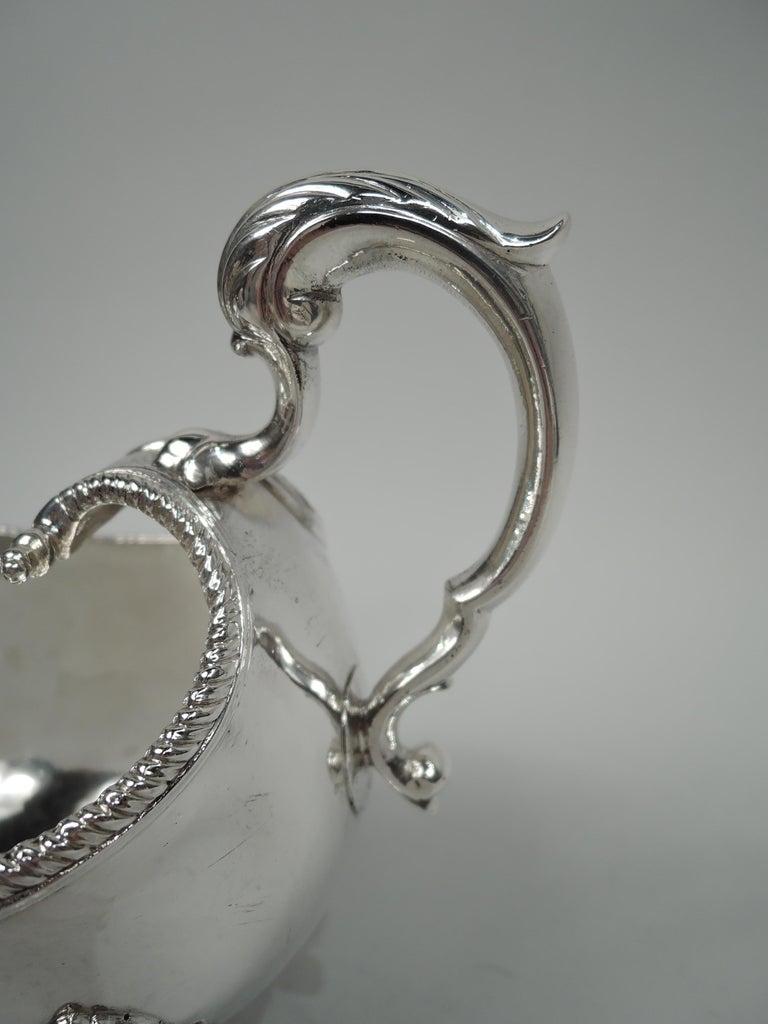 Pair of Irish Neoclassical Sterling Silver Gravy Boats For