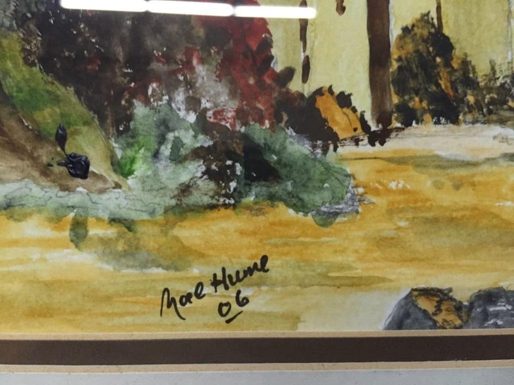 Contemporary Pair of Irish Landscape Watercolors by Noel Hume For Sale