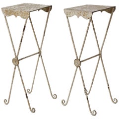 Pair of Irish Tole Side Tables