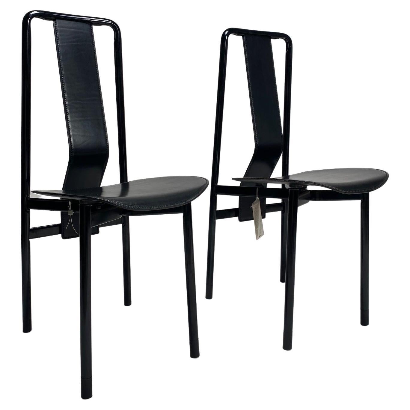 Pair of "Irma" chairs by Achille Castiglioni for Zanotta, Italy, 1970s For Sale
