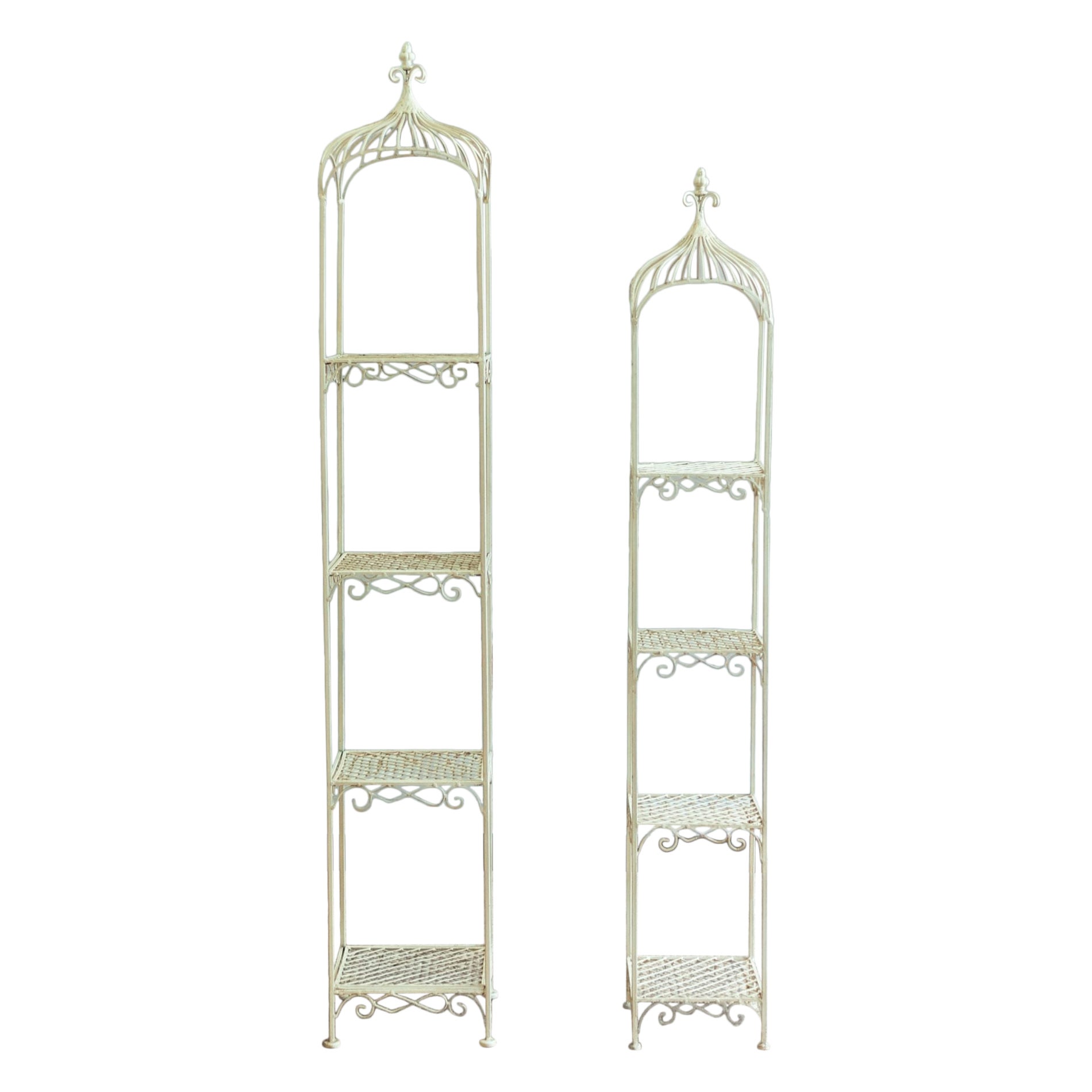 Pair of Iron Étagères For Sale