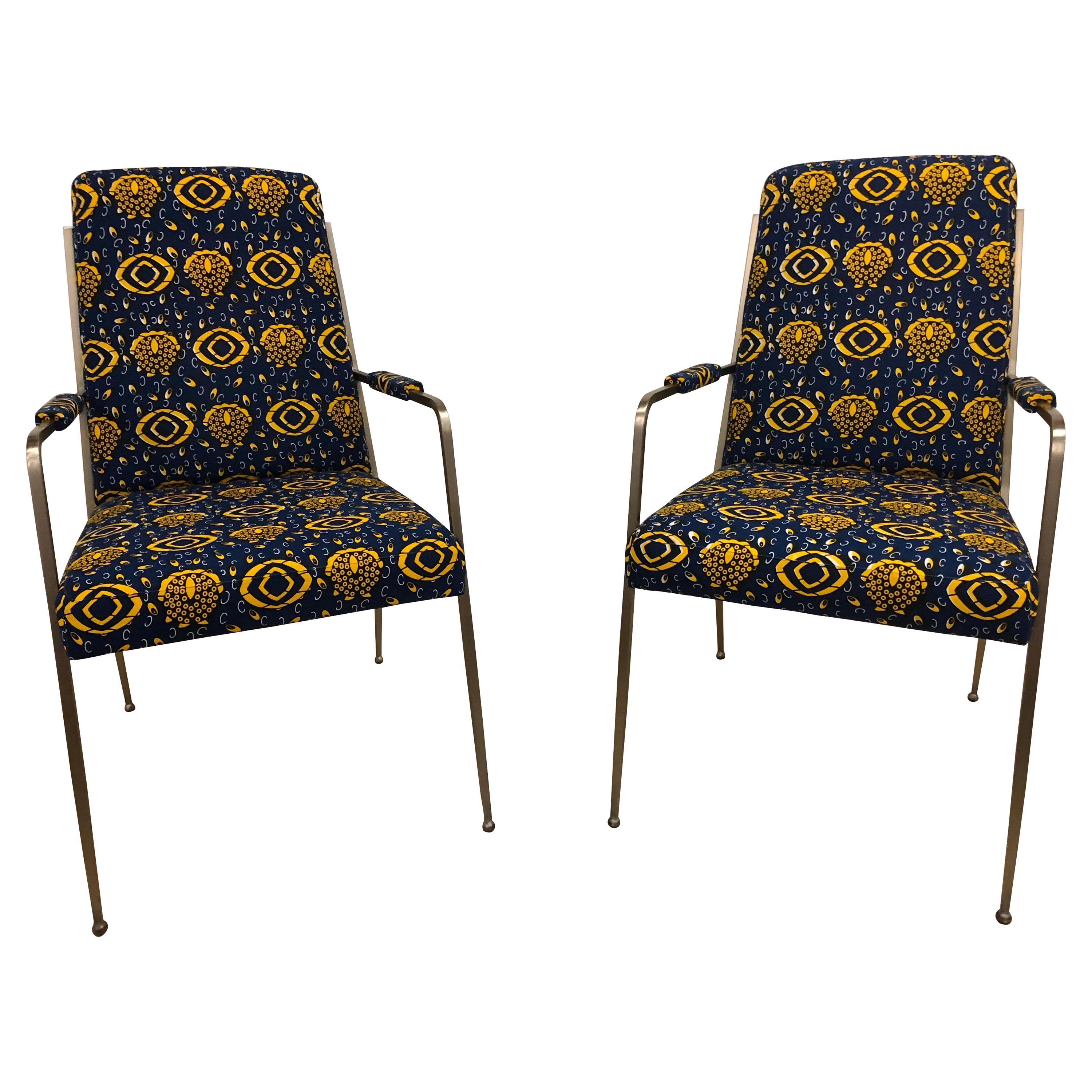 Pair of Iron Eye Armchairs by Jean Louis Deniot for Baker