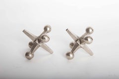 Pair of Iron "Jacks" Objet D'Art