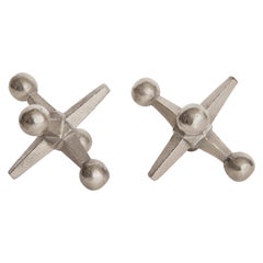 Pair of Iron "Jacks" Objet D'Art