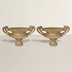 Pair of Iron Neoclassical Planters