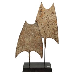 Par de monedas espatuladas de hierro, Chamba o Mambila, Camerún o Nigeria