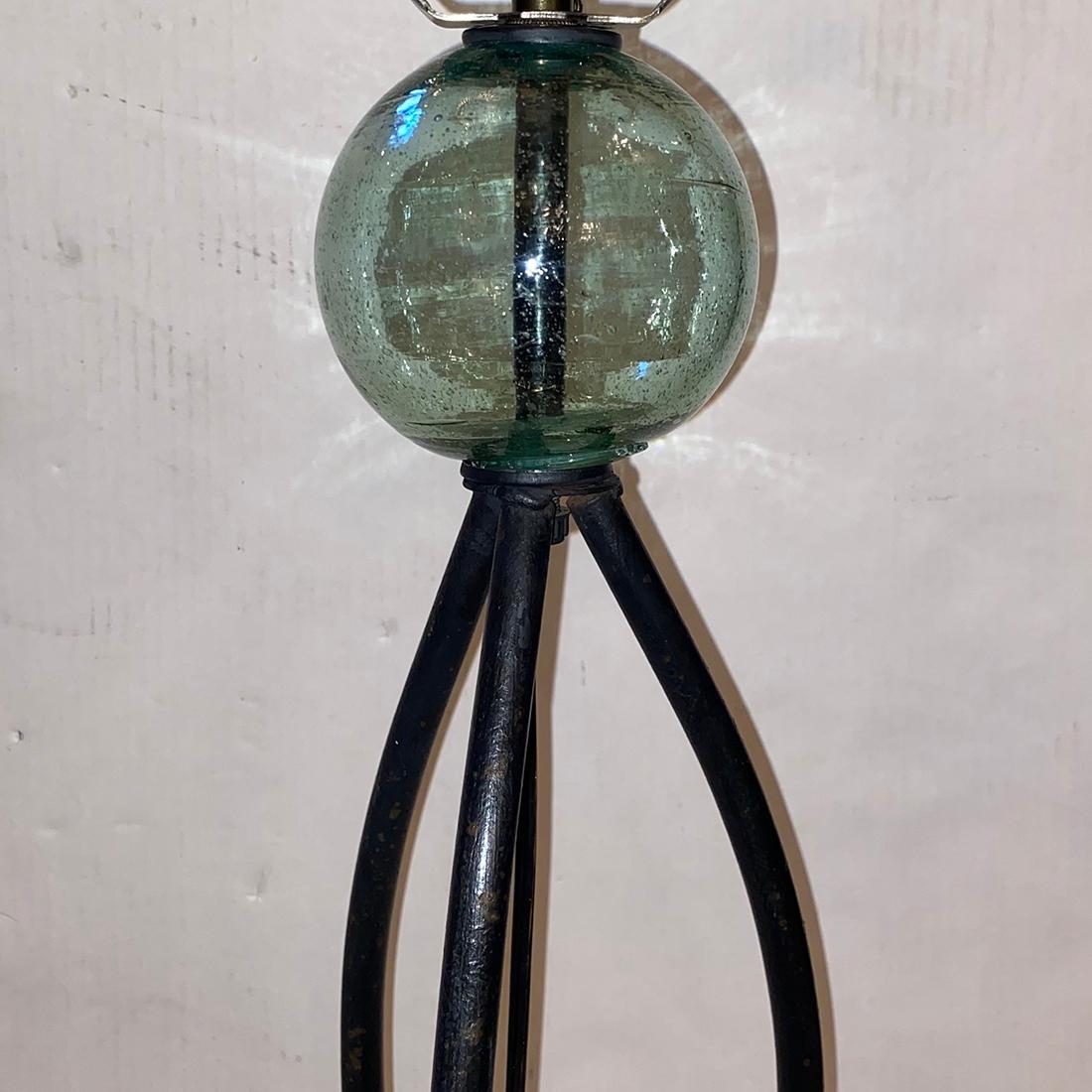 Paire de lampes de table en fer Bon état - En vente à New York, NY
