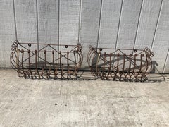 Pair of Iron Window Boxes