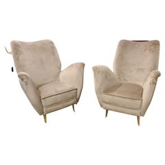 Pair of Isa Bergamo Armchairs