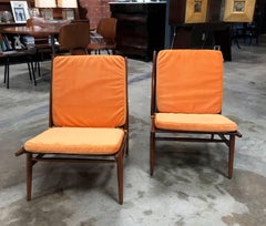 Pair of ISA Italian Club Chairs